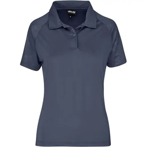 Ladies Santorini Golf Shirt Grey